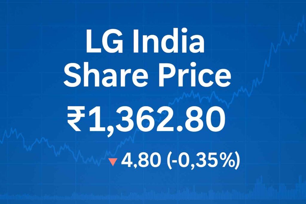 тЪЩя╕П LG India Share Price Today: тВ╣1,362 рдкрд░ рдмрдВрдж рд╣реБрдЖ рд╢реЗрдпрд░, рдЬрд╛рдирд┐рдП рдХреНрдпреЛрдВ рдмрдиреА рдмрд╛рдЬрд╛рд░ рдореЗрдВ рд╕реБрд░реНрдЦреА